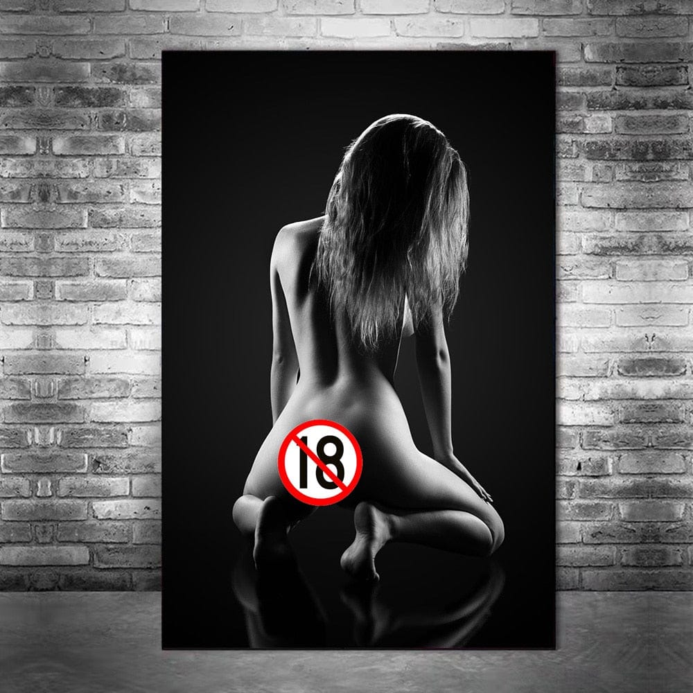 Canvanation Affiche Femme Art Nue Adulte