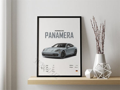 Affiche Voiture PANAMERA Canvanation