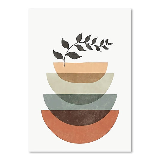 Canvanation 30x40cm / 11 Peinture Abstraite Soleil