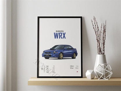 Affiche Voiture WRX Canvanation