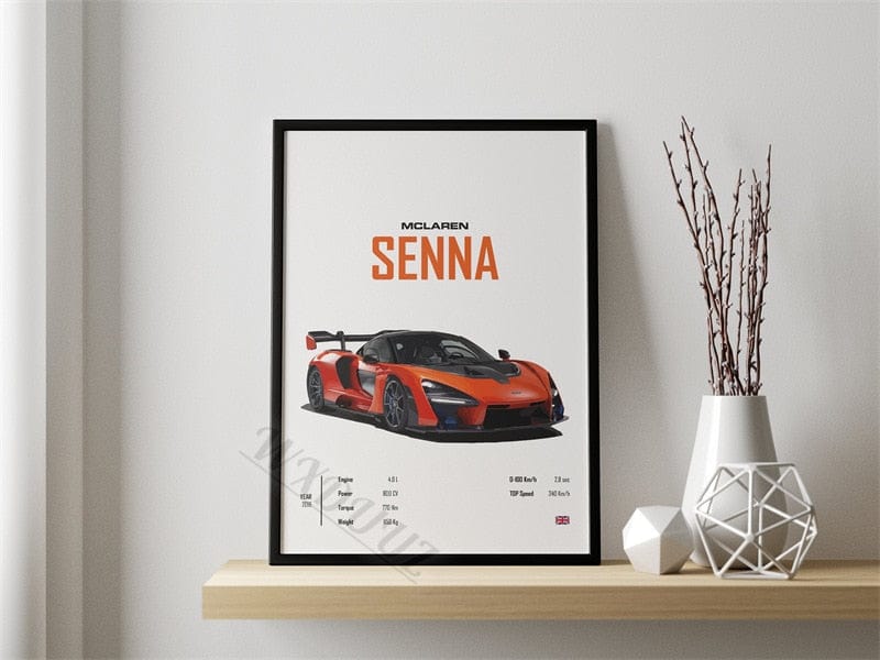 Affiche Voiture SENNA Canvanation