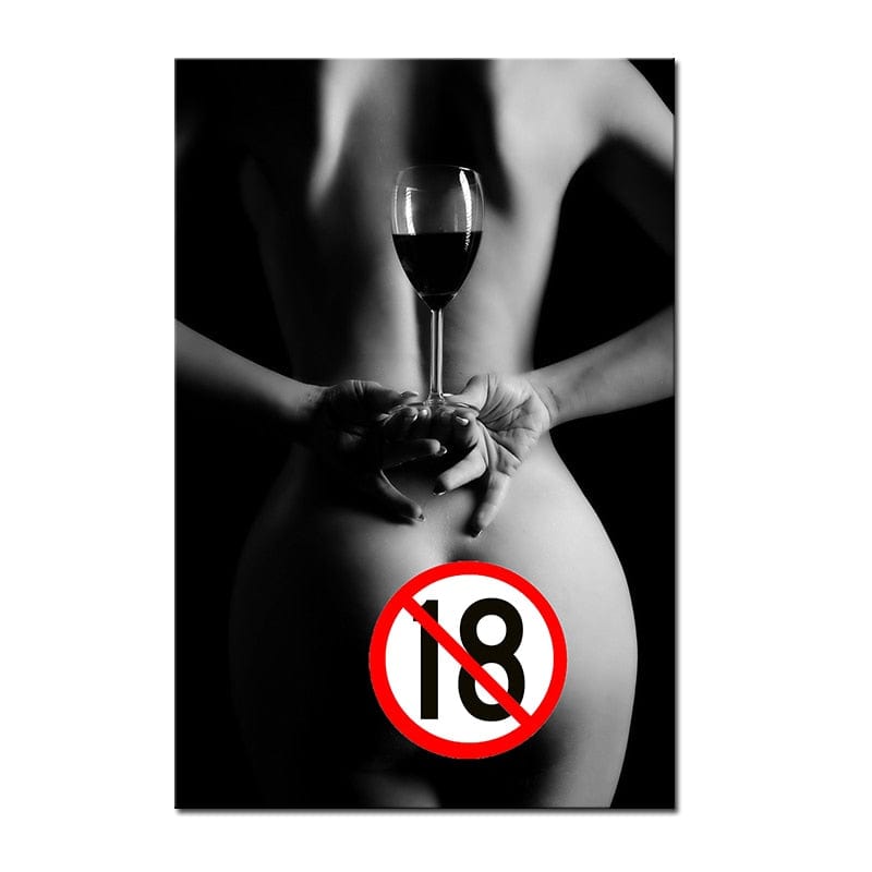 Canvanation 50x75 cm / WG3256 Affiche Femme Art Nue Adulte