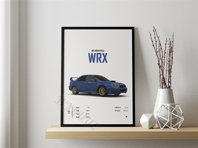 Affiche Voiture WRX Canvanation