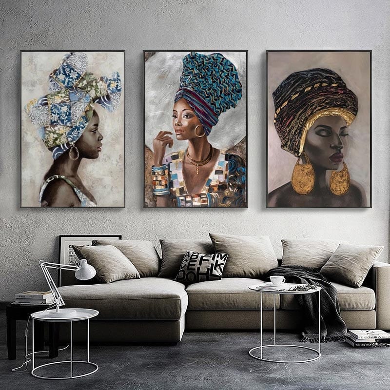 Tableau Africain Moderne Canvanation