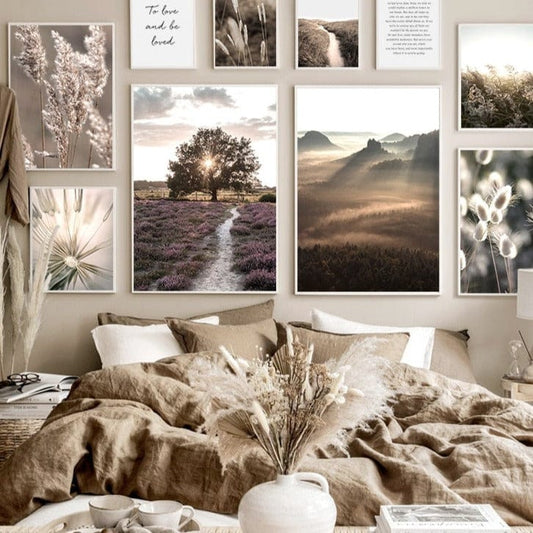 Canvanation Affiche Arbre Avec Un Chemin