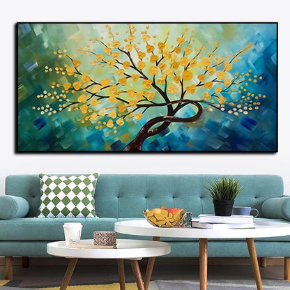 Tableau Arbre De Vie Bleu Canvanation