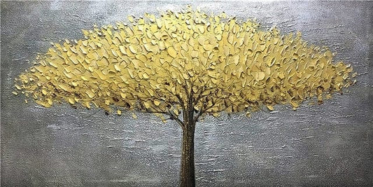 Canvanation 70X100cm / 1 Poster Arbre De Vie Doré