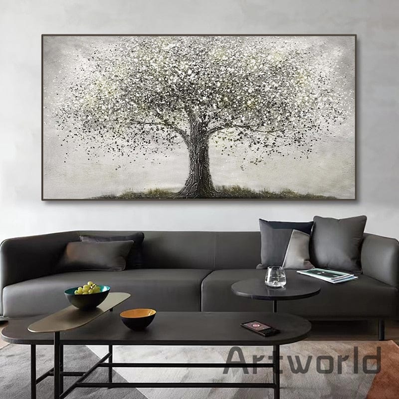 Tableau Arbre De Vie Noir Canvanation