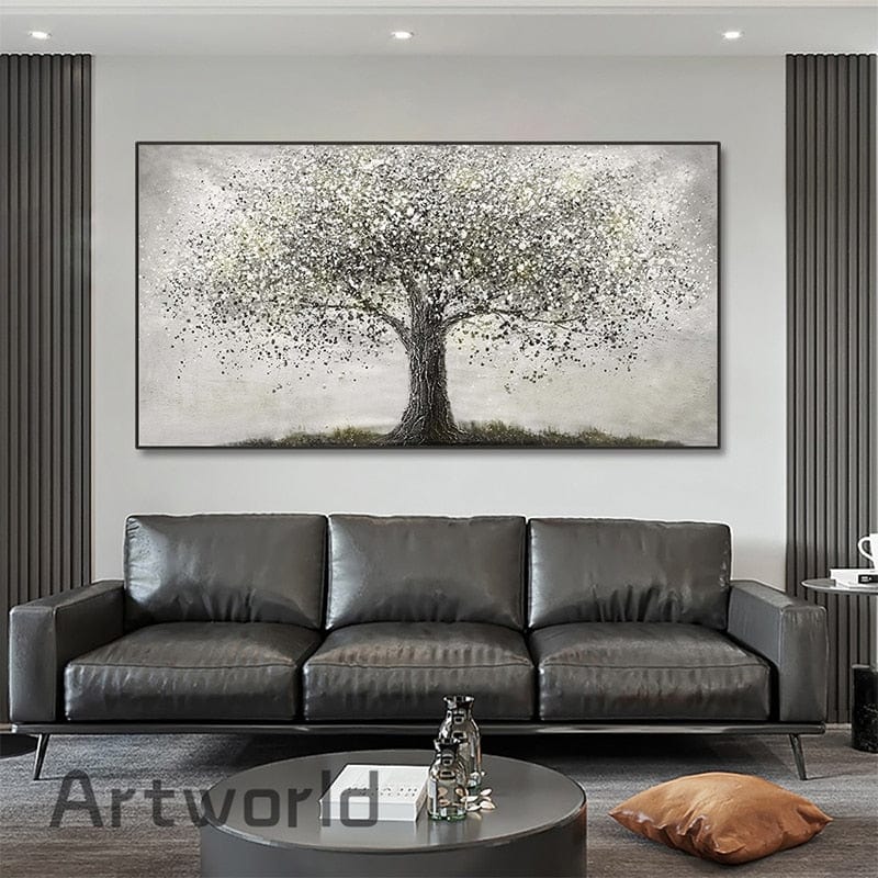 Affiche Arbre De Vie Noir Canvanation