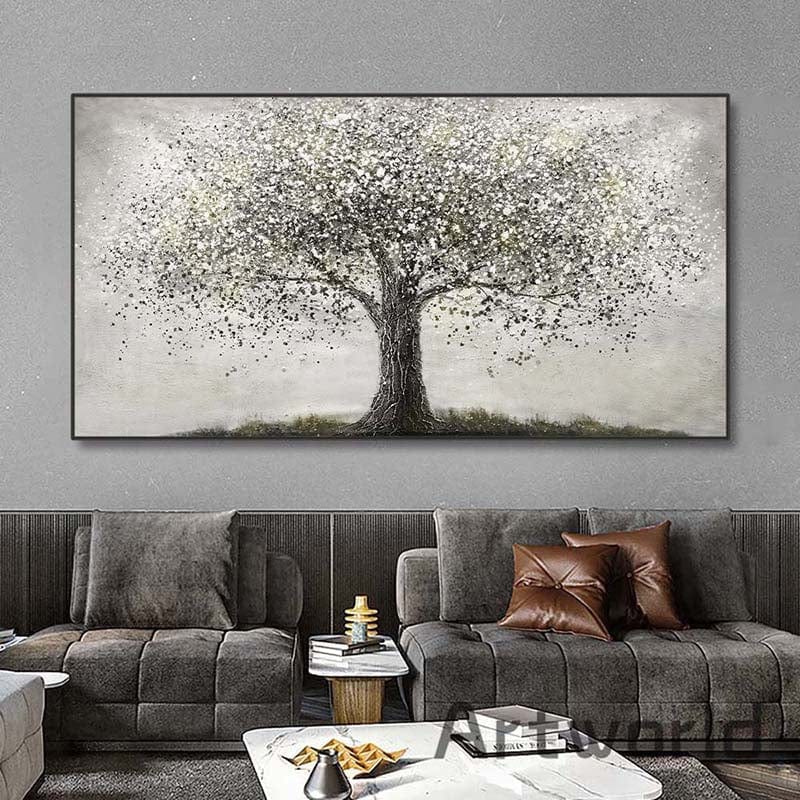 Tableau Arbre De Vie Noir Canvanation