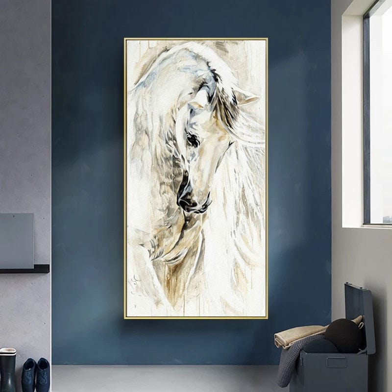 Tableau Cheval Blanc Canvanation