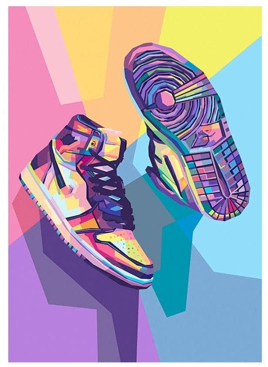 Canvanation 70X100 cm / 2002 Affiche De Luxe Air Jordan