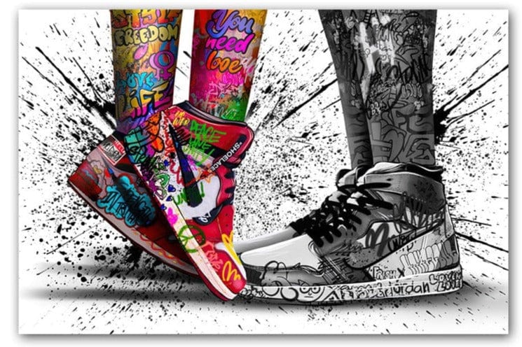 Canvanation 70X100 cm / 2118 Affiche De Luxe Air Jordan