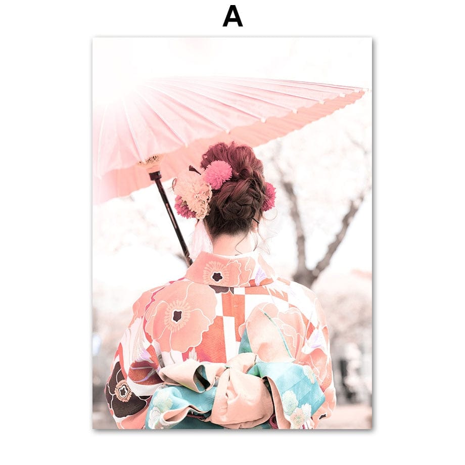 Tableau Geisha Moderne Canvanation