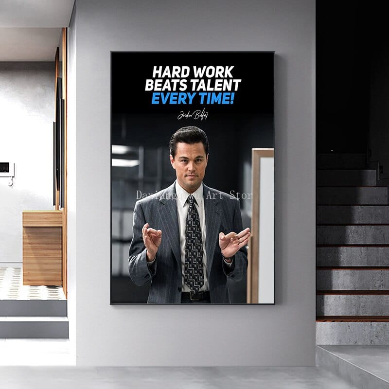 Canvanation Affiche Le Loup De Wall Street