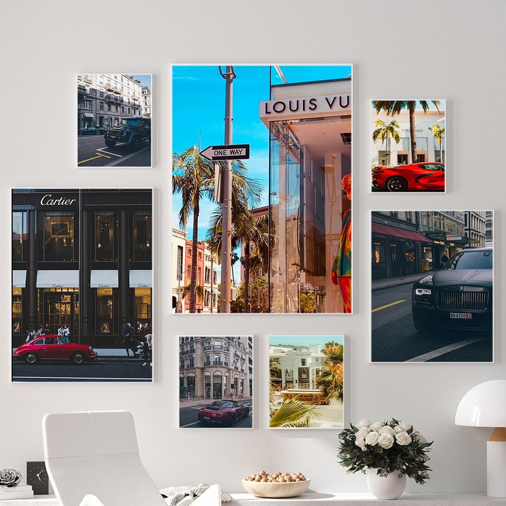 Tableau Marque De Luxe Avenues Canvanation