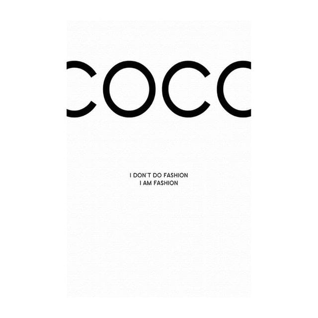 Tableau Marque De Luxe Coco Canvanation