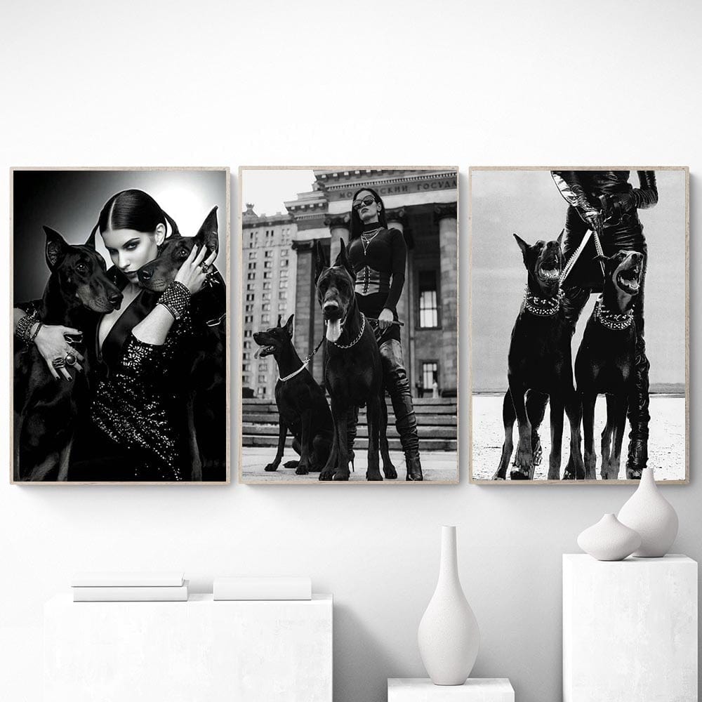 Tableau Marque De Luxe Noir Canvanation