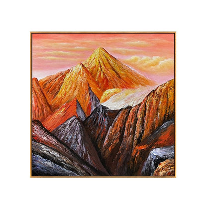 Canvanation 70x70cm Affiche Paysage Montagne