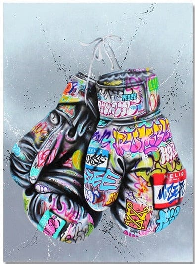 Tableau Pop Art Luxe Gants De Boxe Canvanation