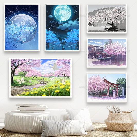 Canvanation Toile Cerisier Japonais
