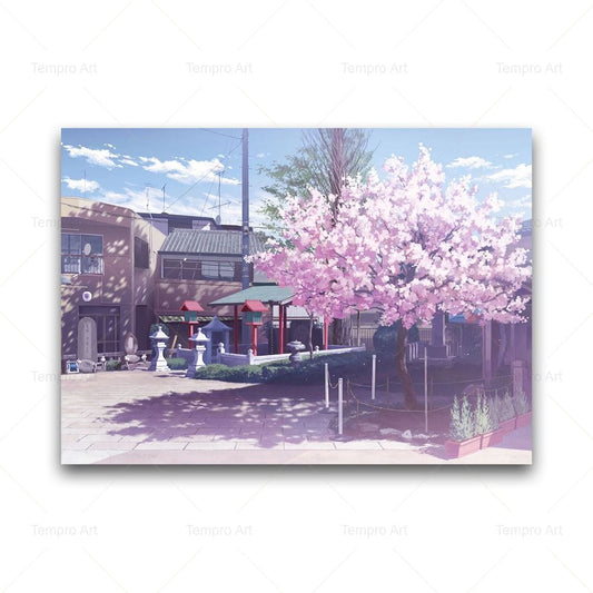 Canvanation 40x60cm / 3 Toile Cerisier Japonais