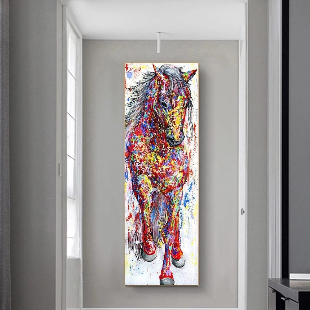 Canvanation 50x15 Toile Cheval