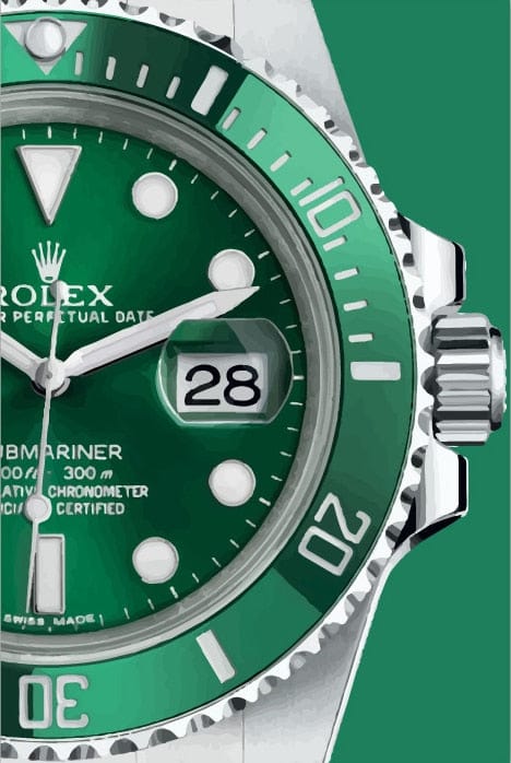 Tableau Rolex Rose - Canvanation